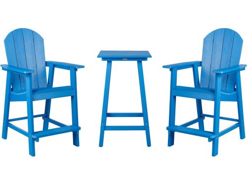 ADIRONDACK - Balkonset - Blauw - Kunsthout