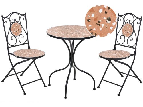 ADRANO - Bistroset - Zwart - IJzer