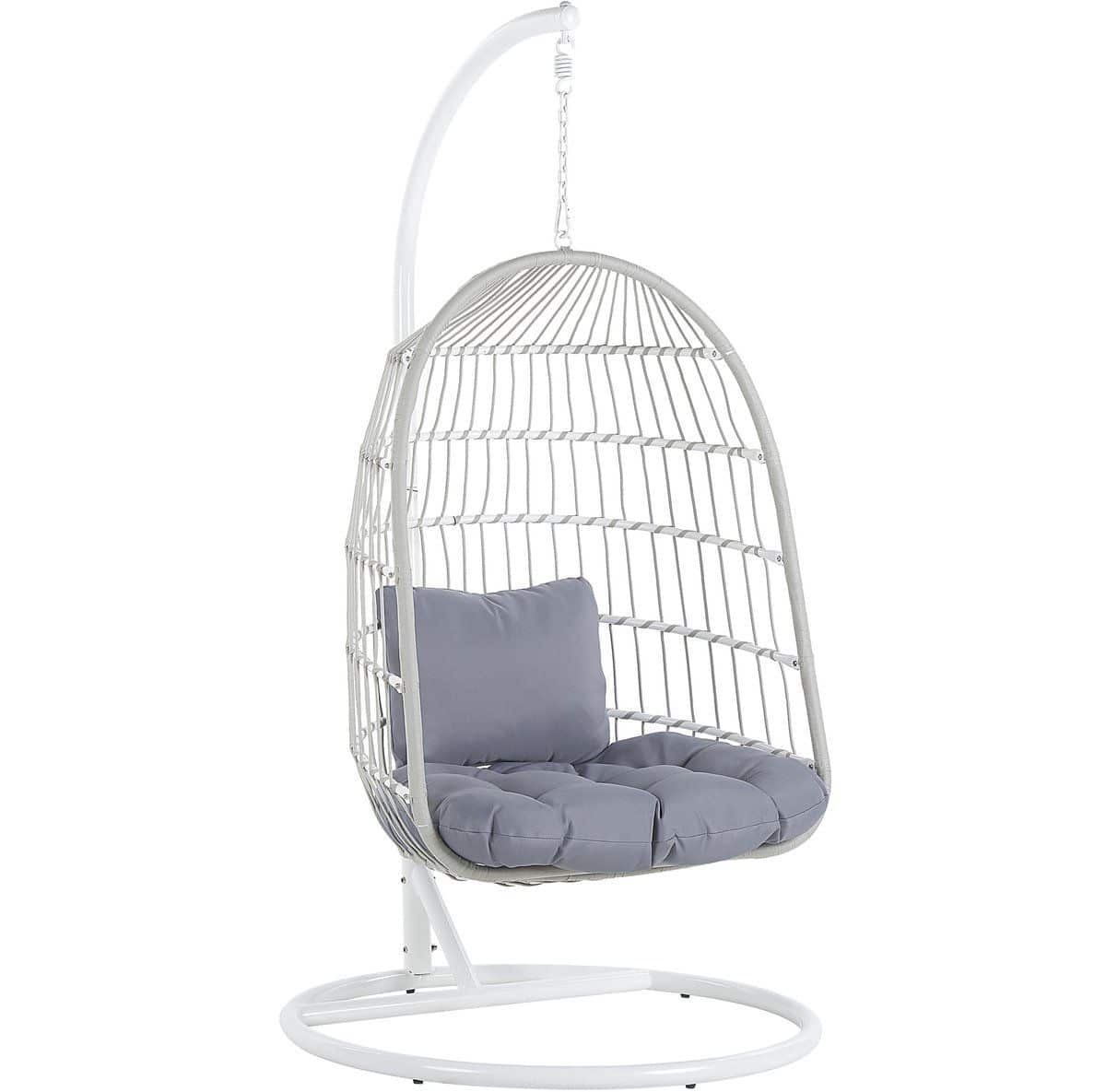 allera hangstoel wit polyester