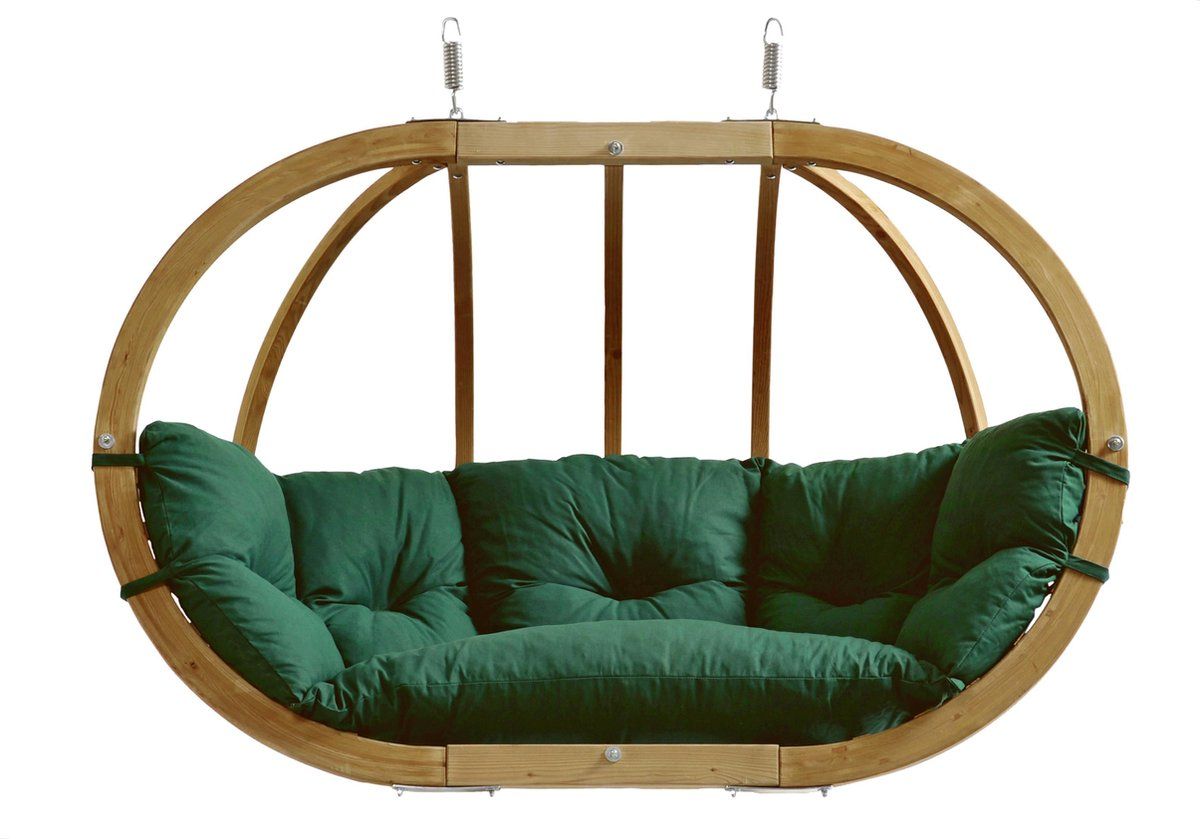 amazonas hangstoel globo royal chair green weatherproof