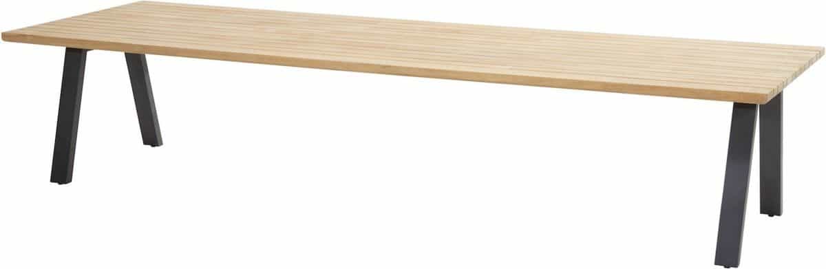 ambassador low dining tuintafel 280x100xh69 cm teak taste 4so
