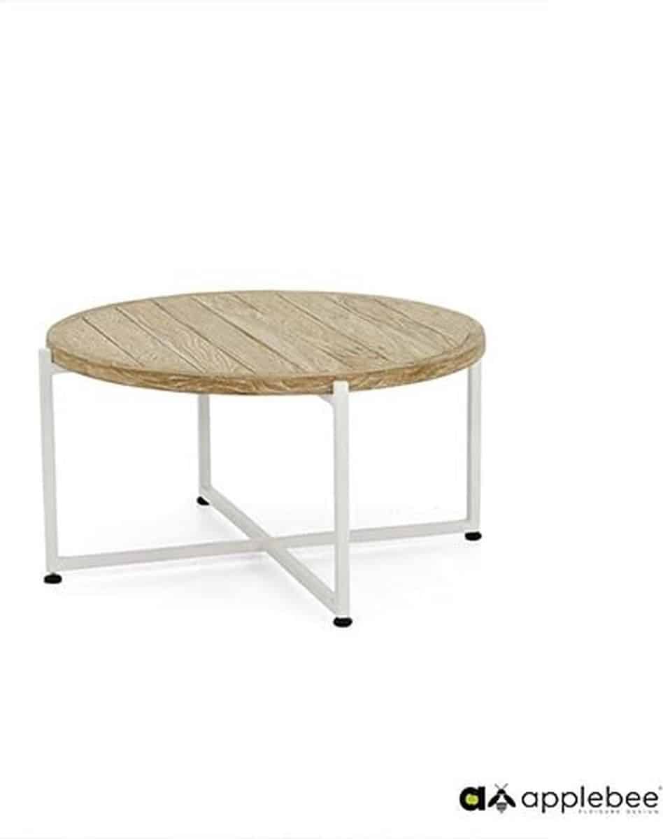 apple bee milou bijzettafel Ø54 teak