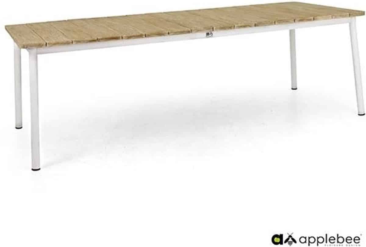 apple bee milou tuintafel white 180×90 cm