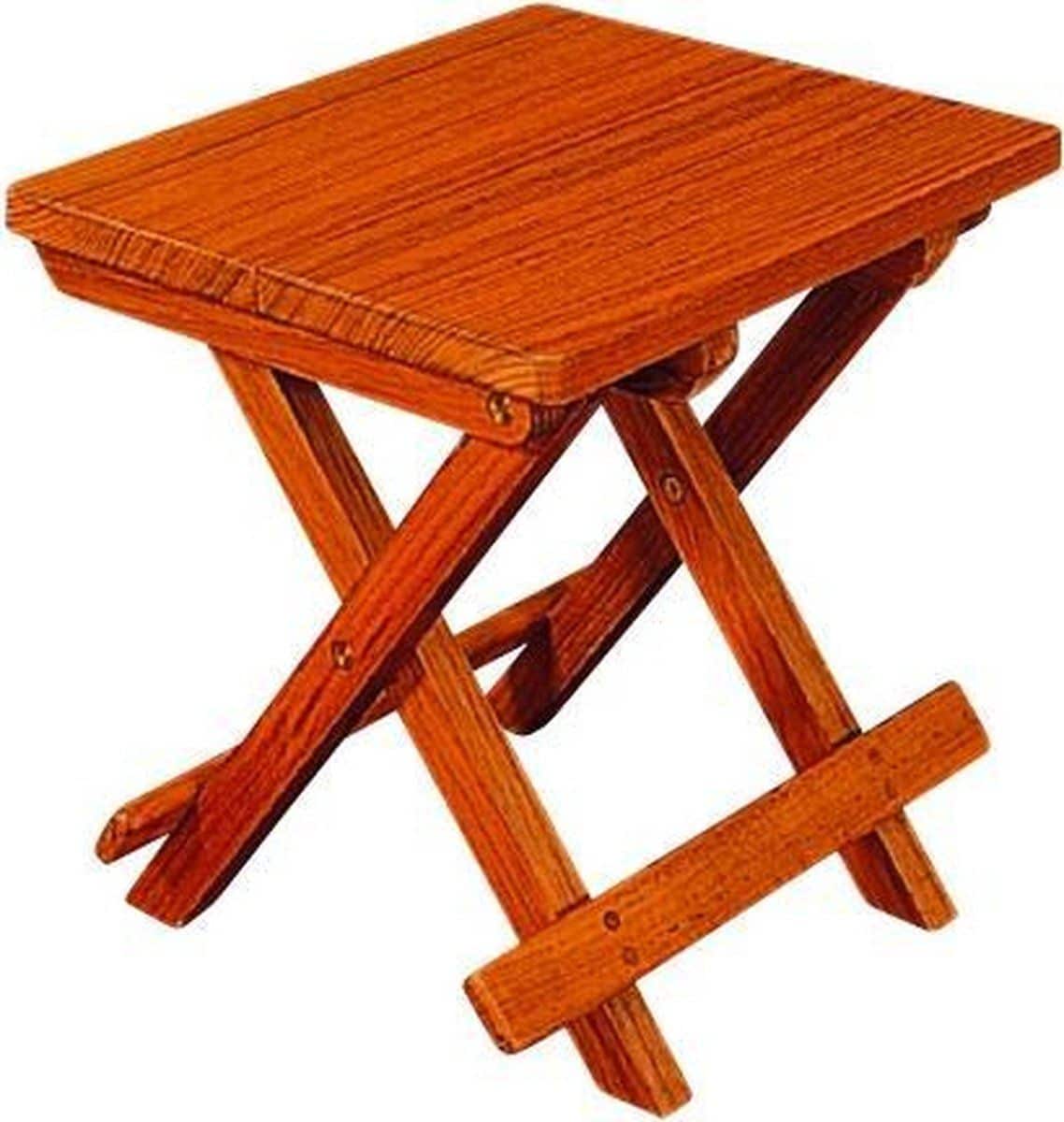 arc marine teakhouten inklapbare bijzettafel 27,5 x 25