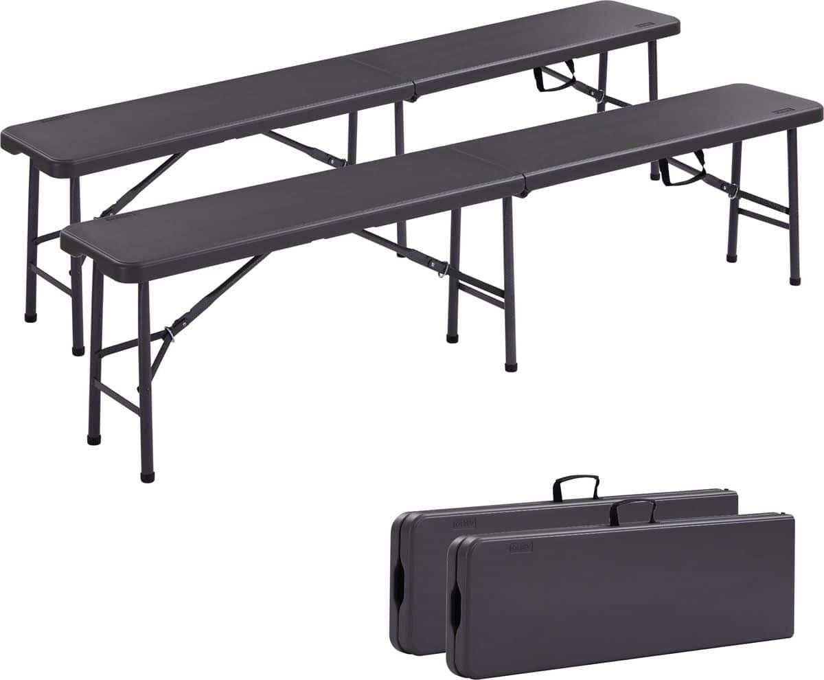 arebos tuinbank set van 2 stuks picknickbank