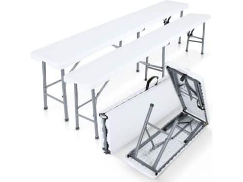 AREBOS Tuinbank - Set van 2 stuks - Picknickbank