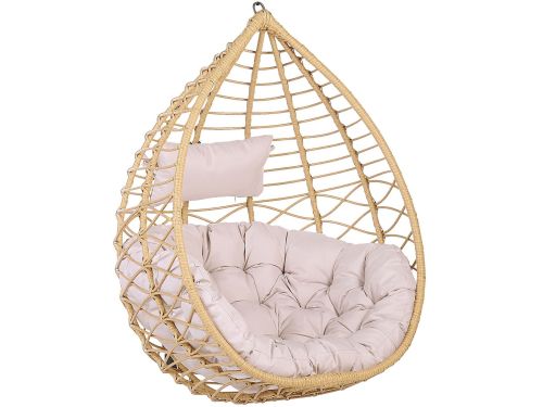 ARSITA - Hangstoel - Natuurlijk - PE rotan