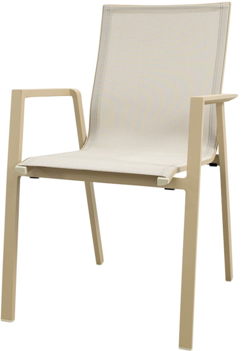 atmos stapelbare tuinstoel latte/beige