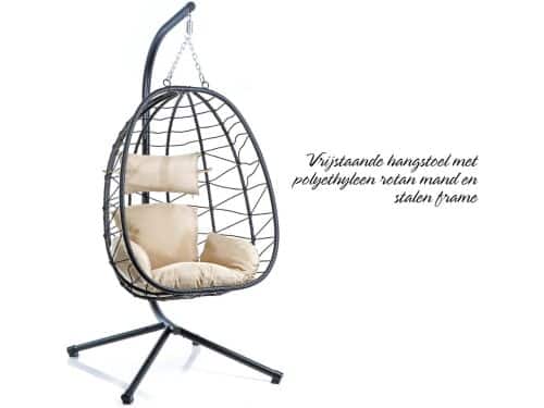 Aurixi® Hangstoel Cocoon - Egg Hangstoel - Hang Stoel Met