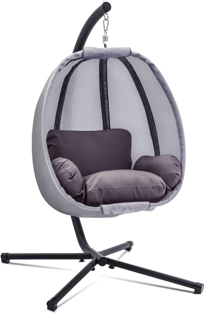 aurixi® hangstoel cocoon egg hangstoel hang stoel met