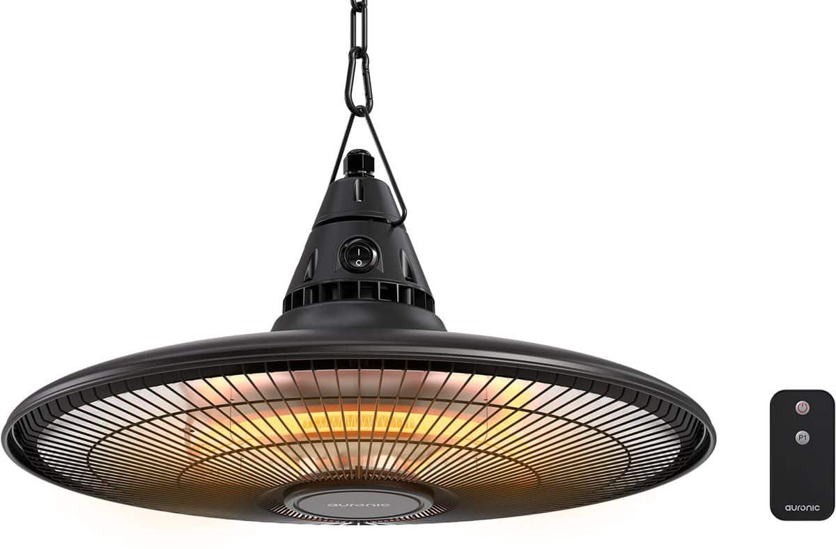 auronic terrasverwarmer infrarood verwarming hangend 10m2