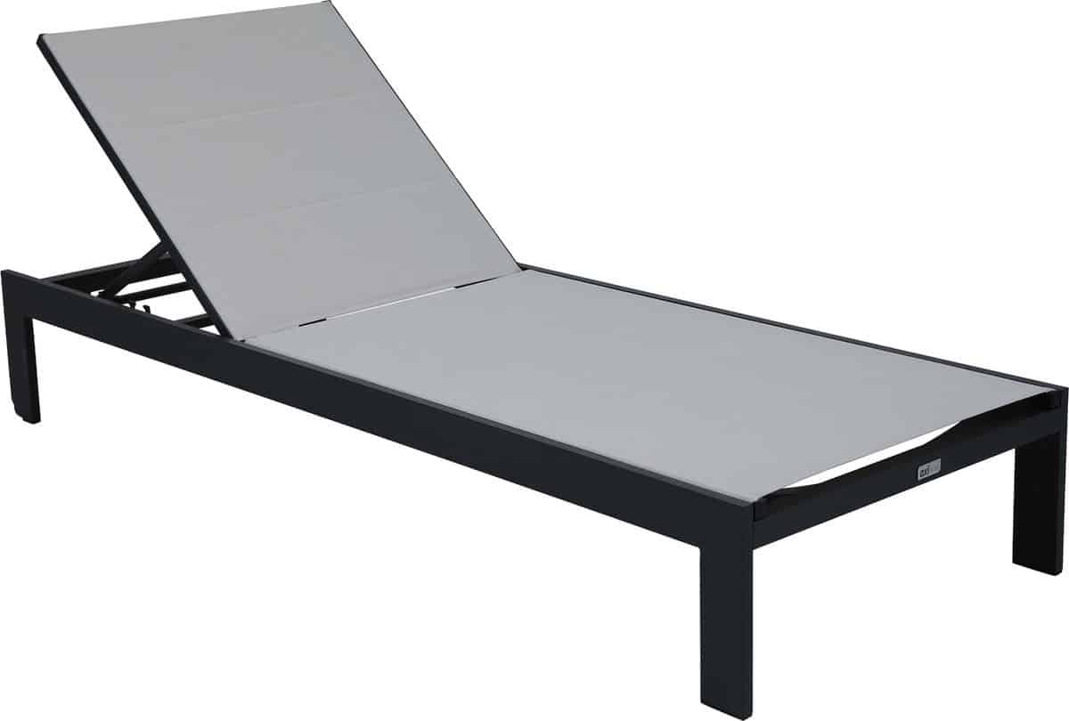 axi elio ligbed antraciet/grijs gepoedercoat aluminium frame rugleuning
