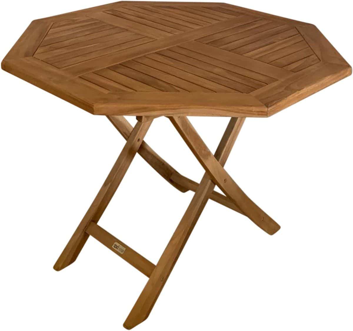 axi sana teak tuintafel achtkantig 100 x 100 x