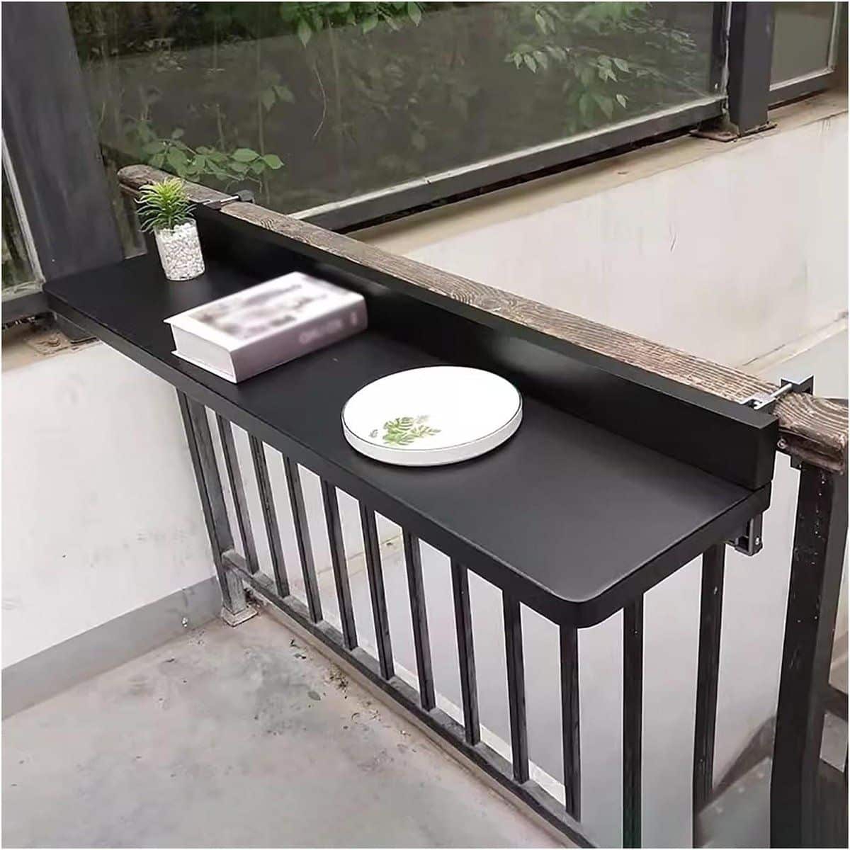 balkon bijzettafel hangtafel opvouwbaar buitenruimte inrichten verstelbare