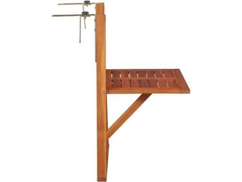 Balkon Hangtafel - Klaptafel Buiten - Balkon Meubel - Massief