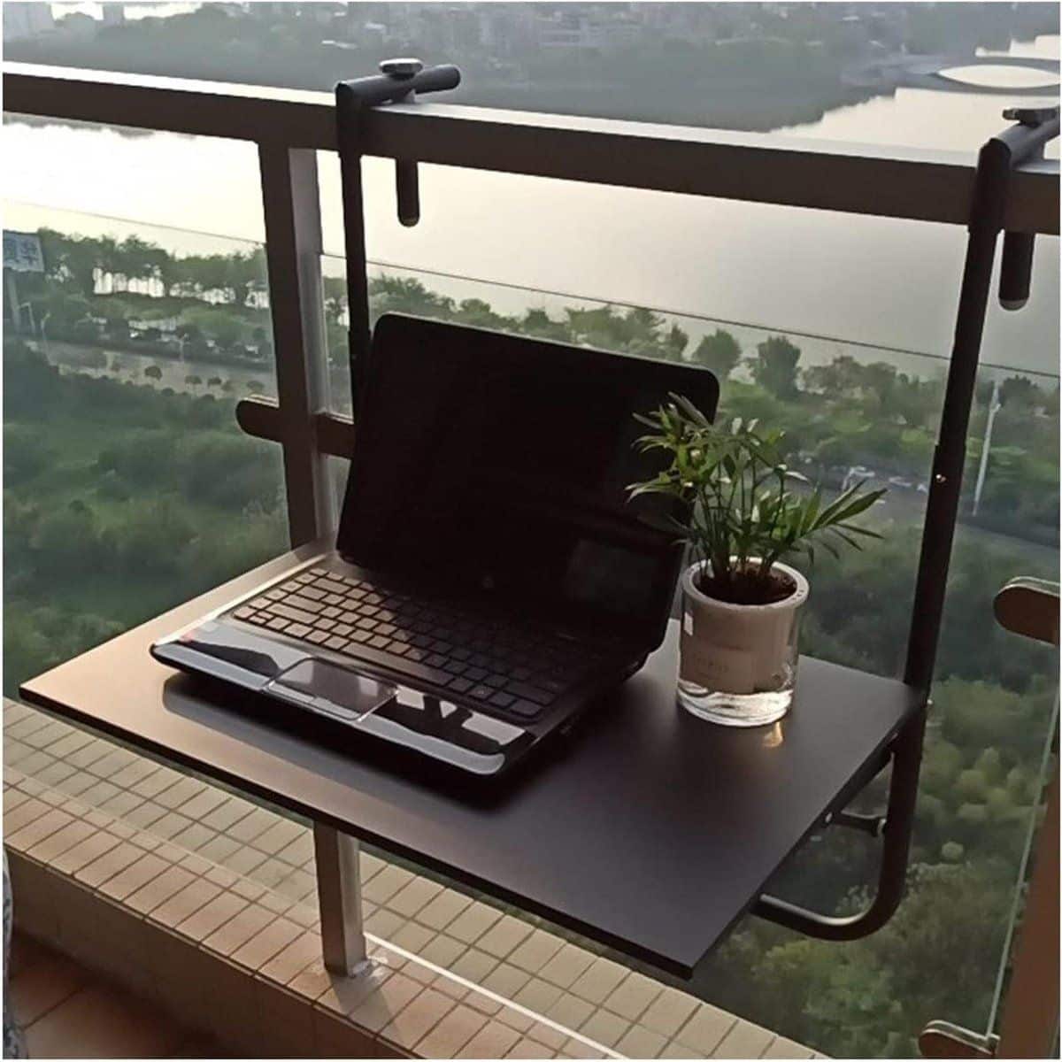 balkon hangtafel klaptafel opvouwbaar buiten zitten verstelbare