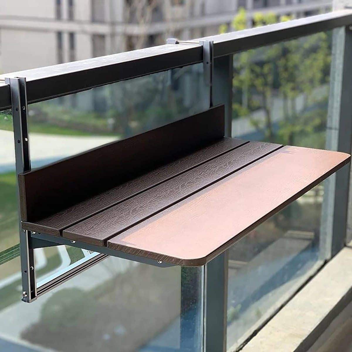 balkon tafel klaptafel hangtafel buiten zitten verstelbare