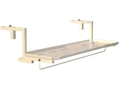 Balkonhangtafel - Klaptafel voor leuning - Buiten eten - Roestvrij