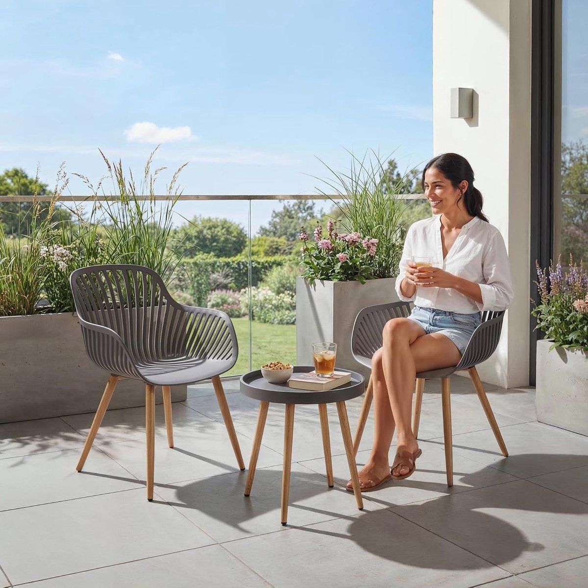 balkonset 2 stoelen + tafel meuble paris luxe loft