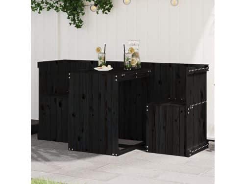 Balkonset hout - Terrasmeubelset - Buiten Zitten - Massief grenenhout