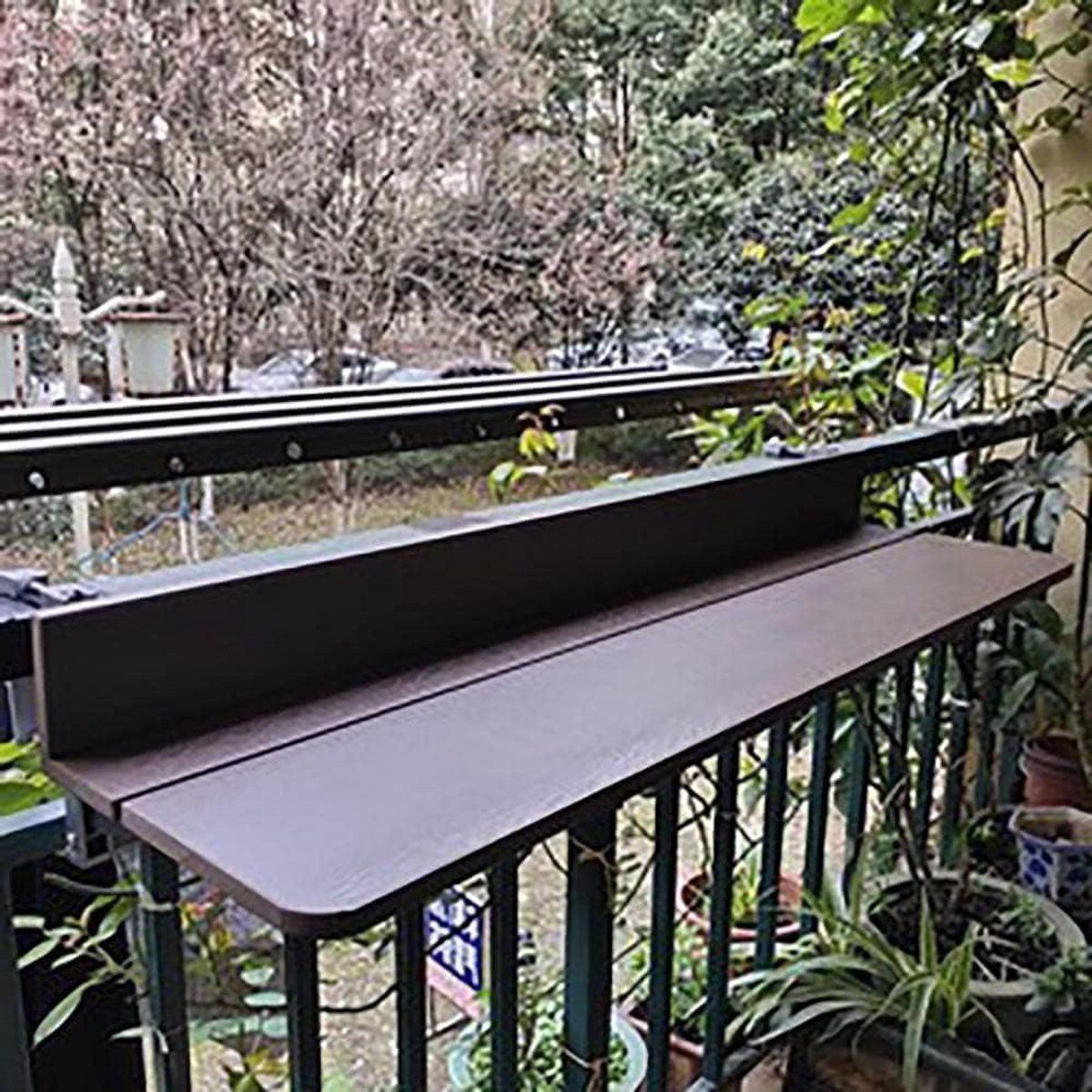 balkontafel hangtafel klaptafel buiten zitten verstelbare bevestiging