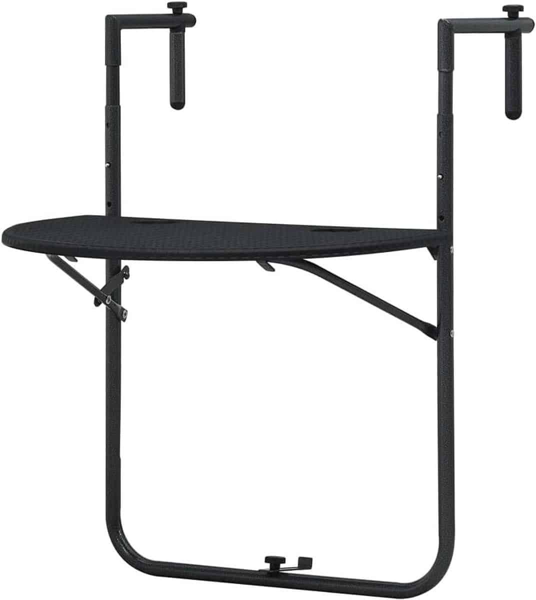 balkontafel klaptafel buiten buiten zitten rotan look