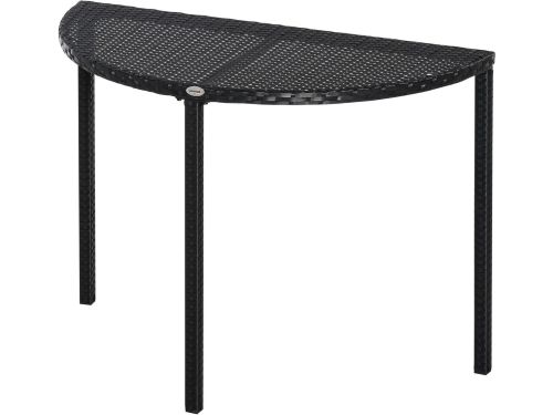 Balkontafel - Tuinmeubel bijzettafel - Buiten zitten - Weerbestendig polyrotan