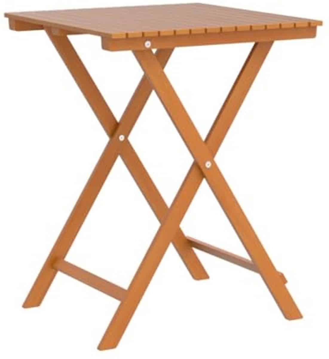 balkontafel van acaciahout bistrotafel, klaptafel, tuintafel 72 x
