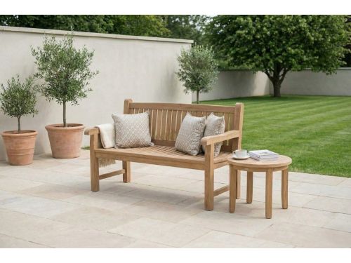 Balmoral Teak Tuinbank - 150 cm - Luxe 3-Zits Parkbank
