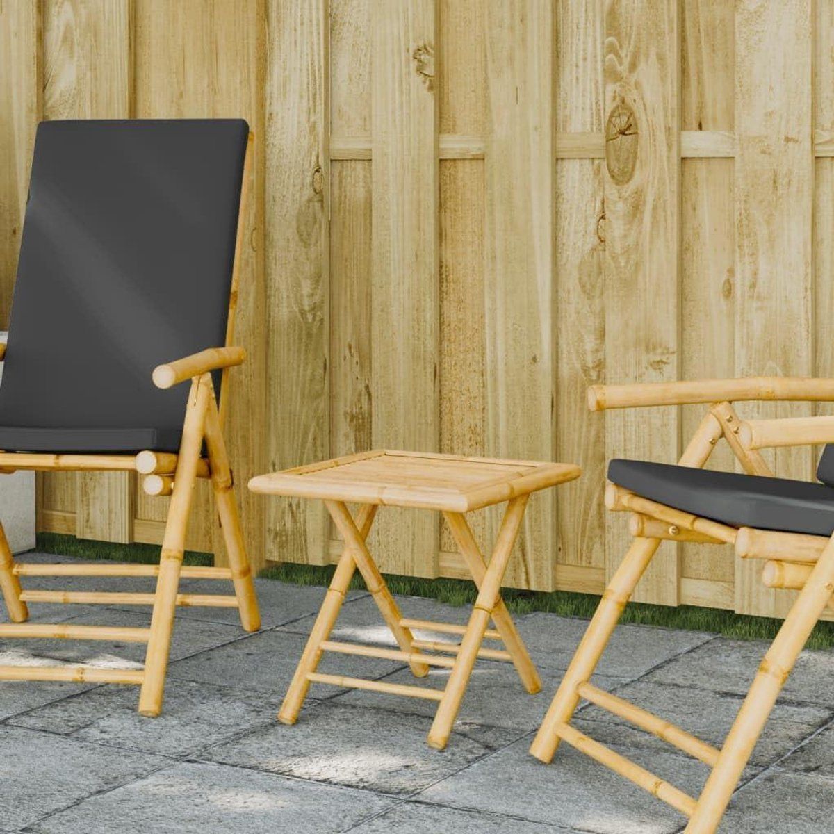 bamboe klaptafel buiten tafel terras gebruik milieuvriendelijk