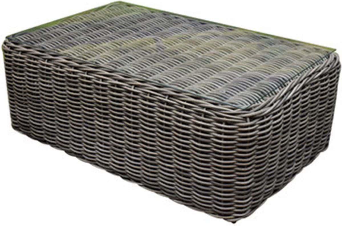 barakaldo premium lounge tuintafel 120x75xh43,5 cm grijs