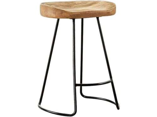 Barkruk - Hoge stoel - Aanrecht Zitten - Massief Hout