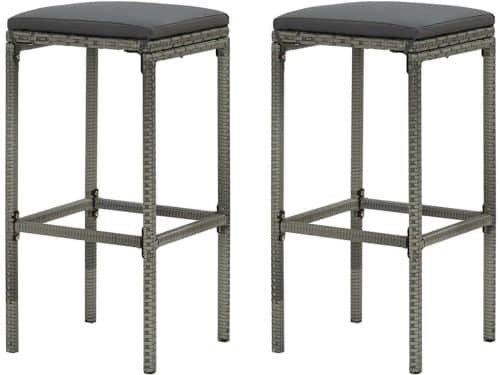 Barkruk set - Barstoel Kruk - Zitcomfort creëren - Weerbestendig