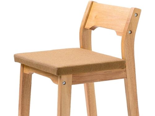 Barkrukken Massief Hout - Barstoel Keuken - Zitten en Ontspannen