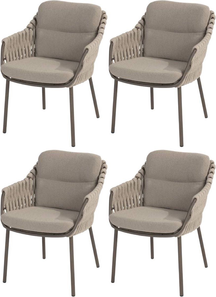barolo new york stoel bank dining loungeset 6 delig verstelbaar