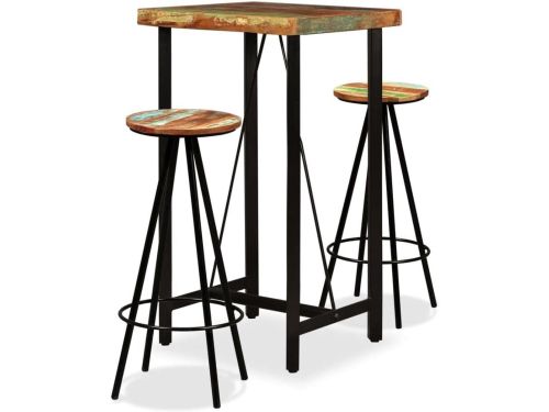 Barset 3-delig - Houten meubelen - Terras dineren - Massief