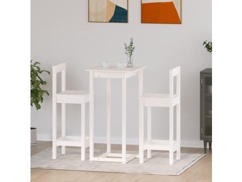 Barset 3-delig - Houten meubels - Gezellig samenzijn - Massief