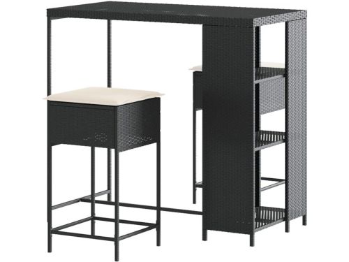 Barset 3-delig - Tuinmeubelset Terras - Buiten Zitten - Onderhoudsvriendelijk
