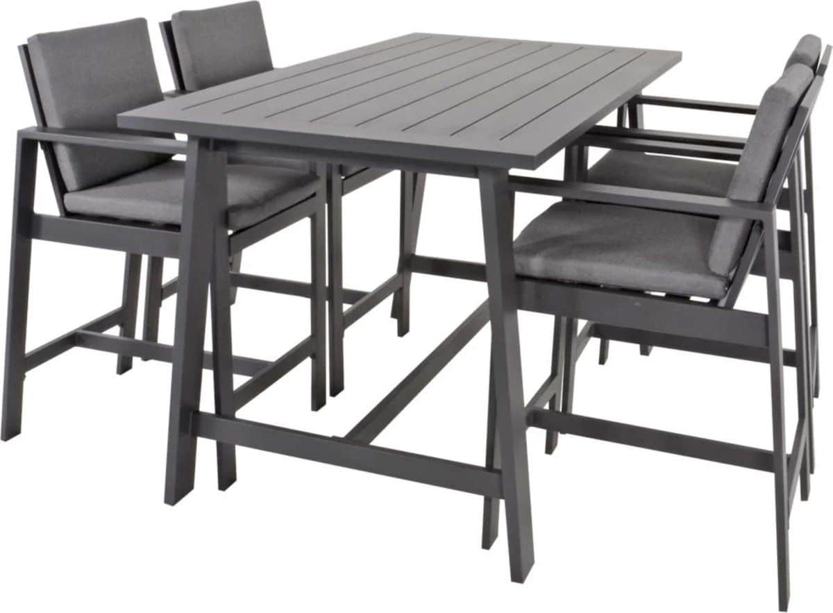 barset malibu | charcoal | aluminium | lesli living