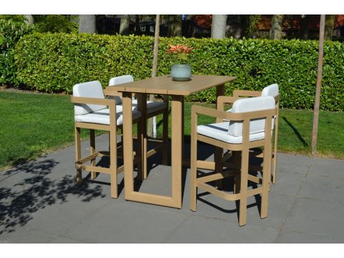 Barset Santiago Aluminium Houtlook
