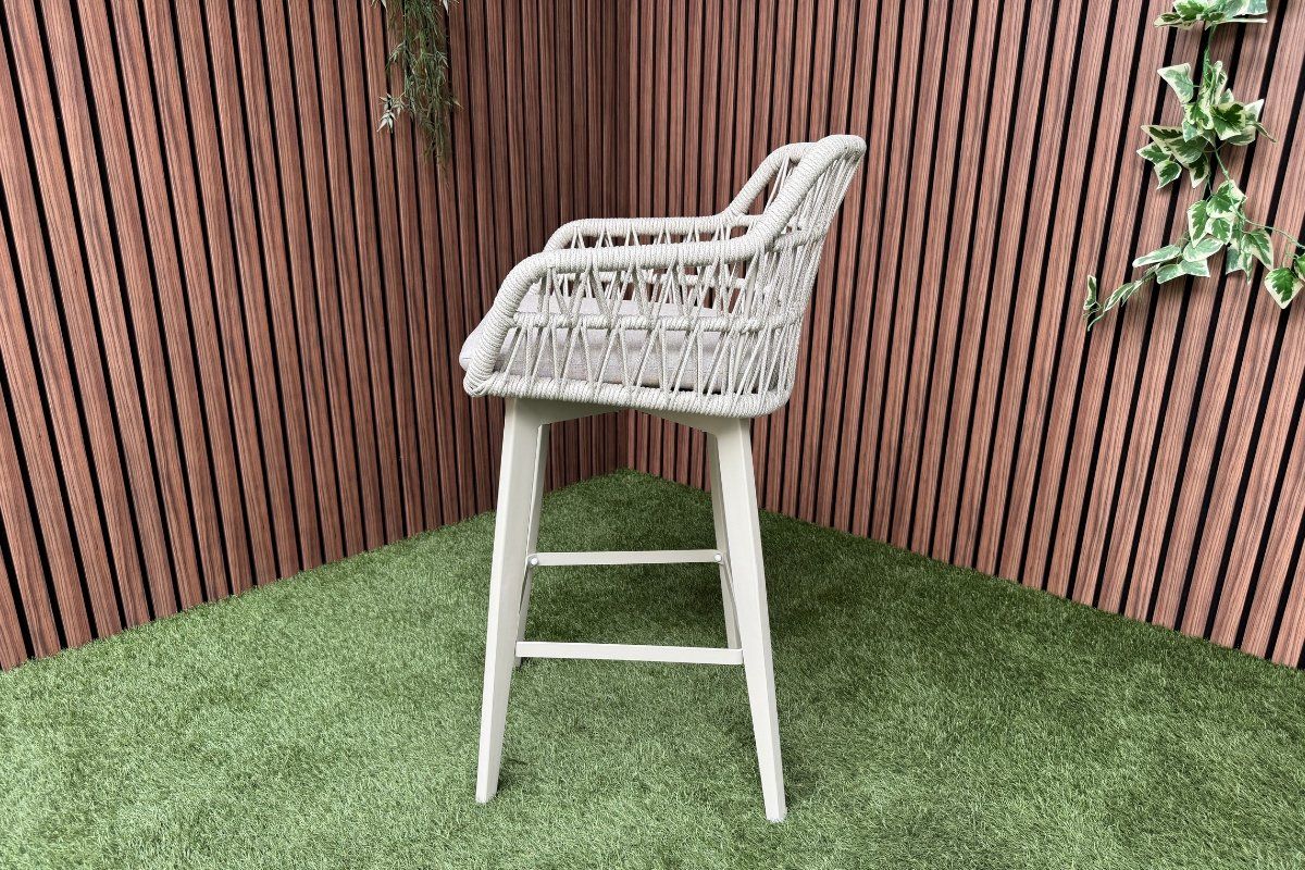 barstoel bali warm wit barkruk tuin 8571w