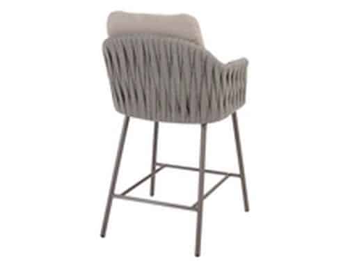 Barstoel Bali Warm Wit Barkruk Tuin - 8571W