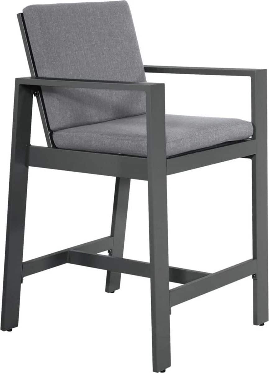 barstoel malibu | charcoal | aluminium | lesli living