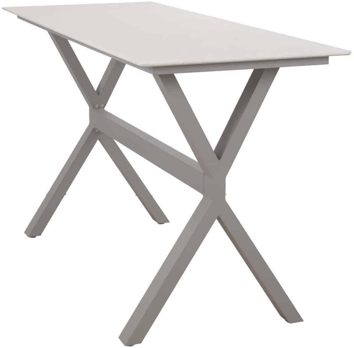 bartafel barletta 200x75cm | sandstone/camel | aluminium & kunststof