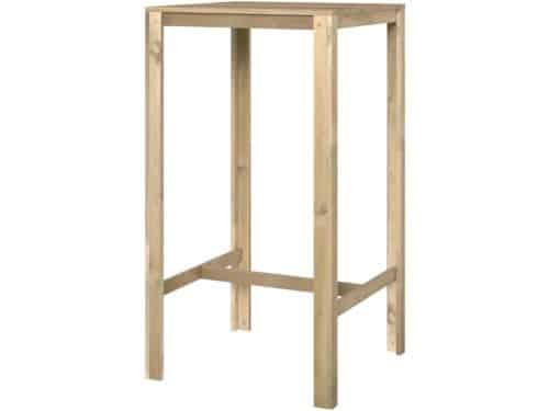 Bartafel Hout - Terrastafel Buiten - Buiten Zitten - Geïmpregneerd