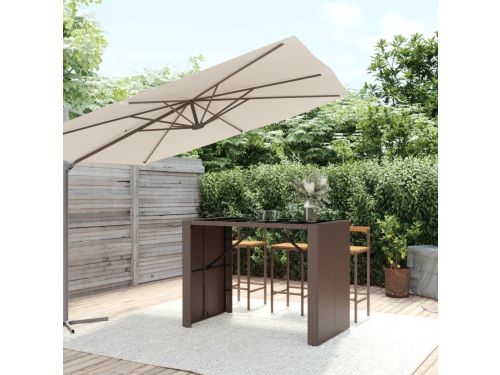 Bartafel met glasplaat - Statafel Tuin - Buiten Ontspannen