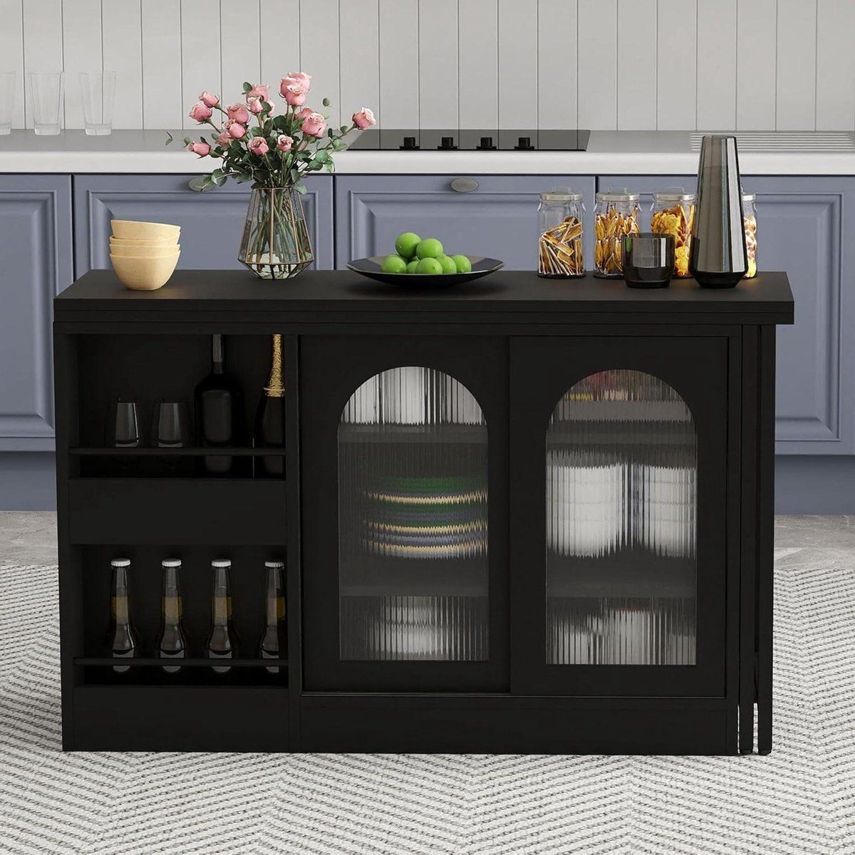 bartafel met opbergruimte keuken dressoir multifunctioneel keuken