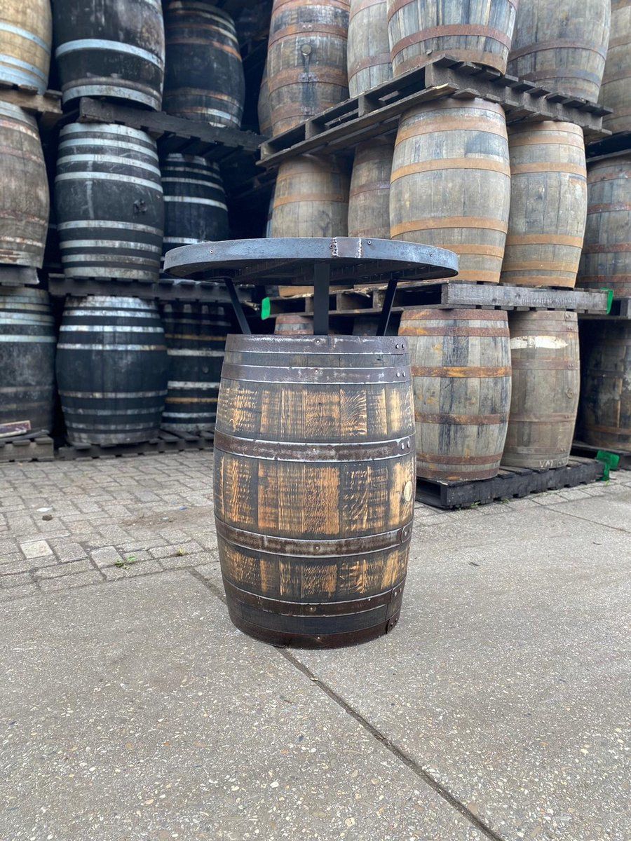 bartafel whisky 190l. “lowland” houten blad xl, geborsteld