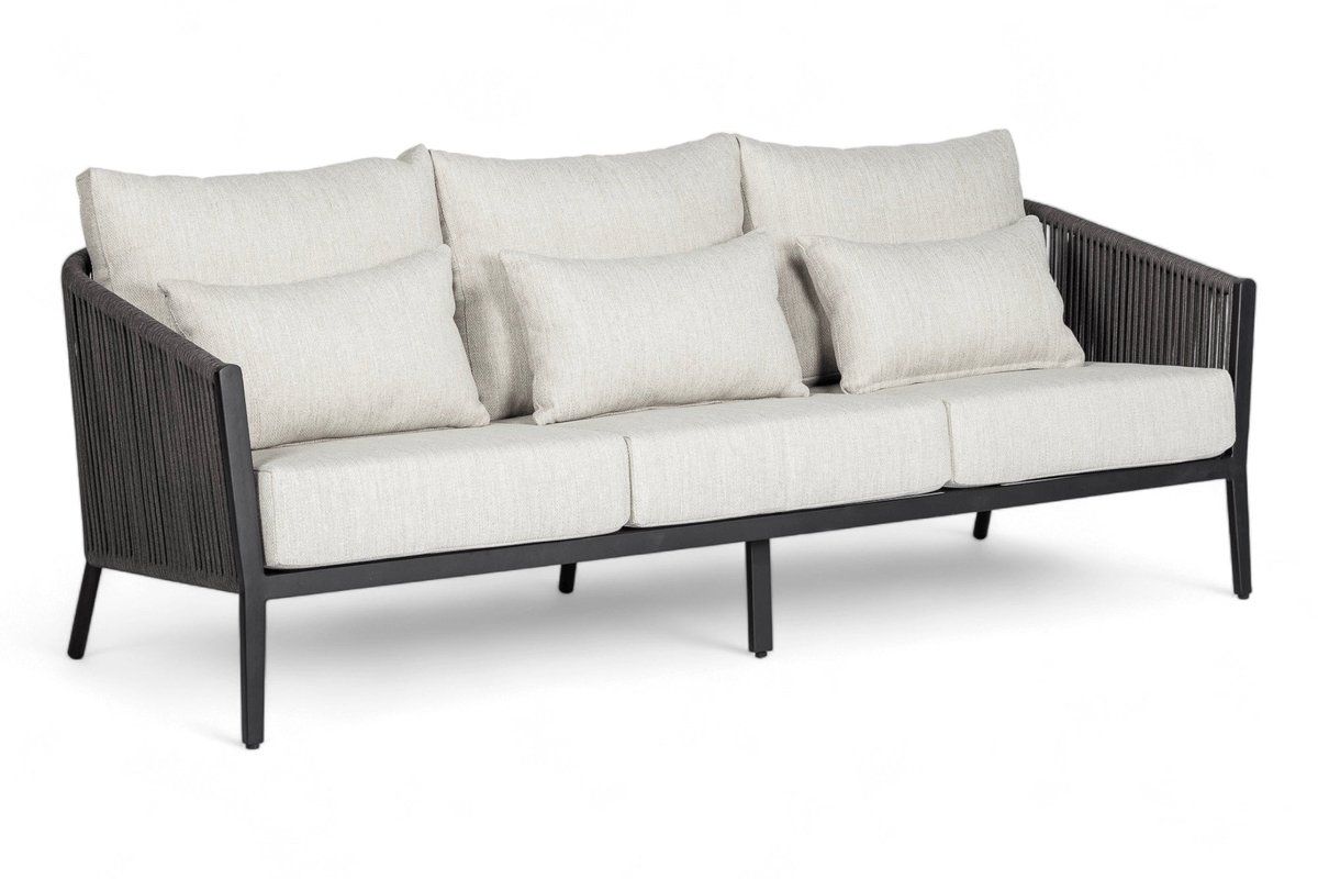belito ouddorp aluminium rope loungebank 219 cm all weather