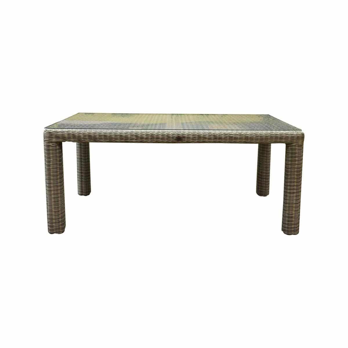 bergamo dining tuintafel 240x100xh78 cm wit grijs